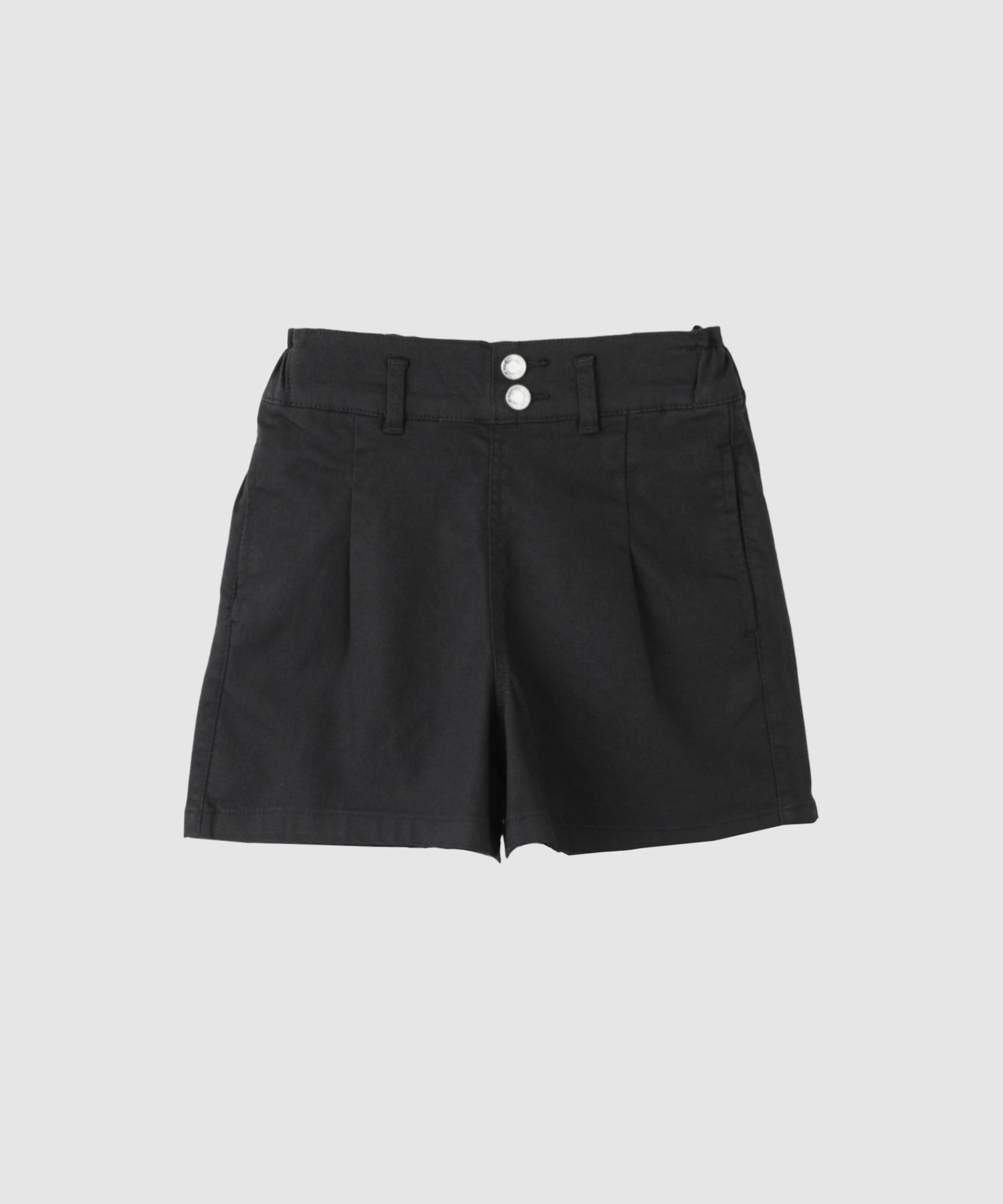 NAVY ストレッチツイル ハイウエストショートパンツ キッズ