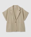 NAVY  SARARI リネンライク 半袖シャツジャケット レディース商品サムネイル-1