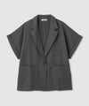 NAVY  SARARI リネンライク 半袖シャツジャケット レディース商品サムネイル-2