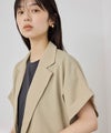 NAVY SARARI リネンライク 半袖シャツジャケット レディース商品サムネイル-6