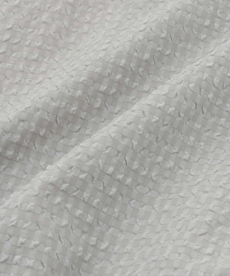 NAVY  SARARI サッカーチェック ギャザーペプラムジレ レディース商品画像-8