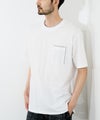 [値下げ]NAVY  SARARI 冷感フェイクレイヤード ポケット半袖Tシャツ メンズ メール便 対応商品商品サムネイル-11