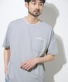 [値下げ]NAVY  SARARI 冷感フェイクレイヤード ポケット半袖Tシャツ メンズ メール便 対応商品商品サムネイル-14