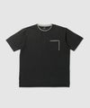 NAVY SARARI 冷感フェイクレイヤード ポケット半袖Tシャツ メンズ メール便 対応商品