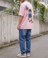 アニマル 発泡プリント半袖Tシャツ カワウソ メンズ メール便 対応商品商品サムネイル-3