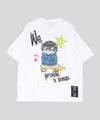 アニマル 発泡プリント半袖Tシャツ カワウソ メンズ メール便 対応商品商品サムネイル-5