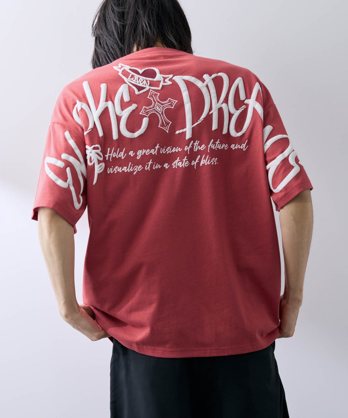 NAVY バックロゴTシャツ メンズ メール便 対応商品