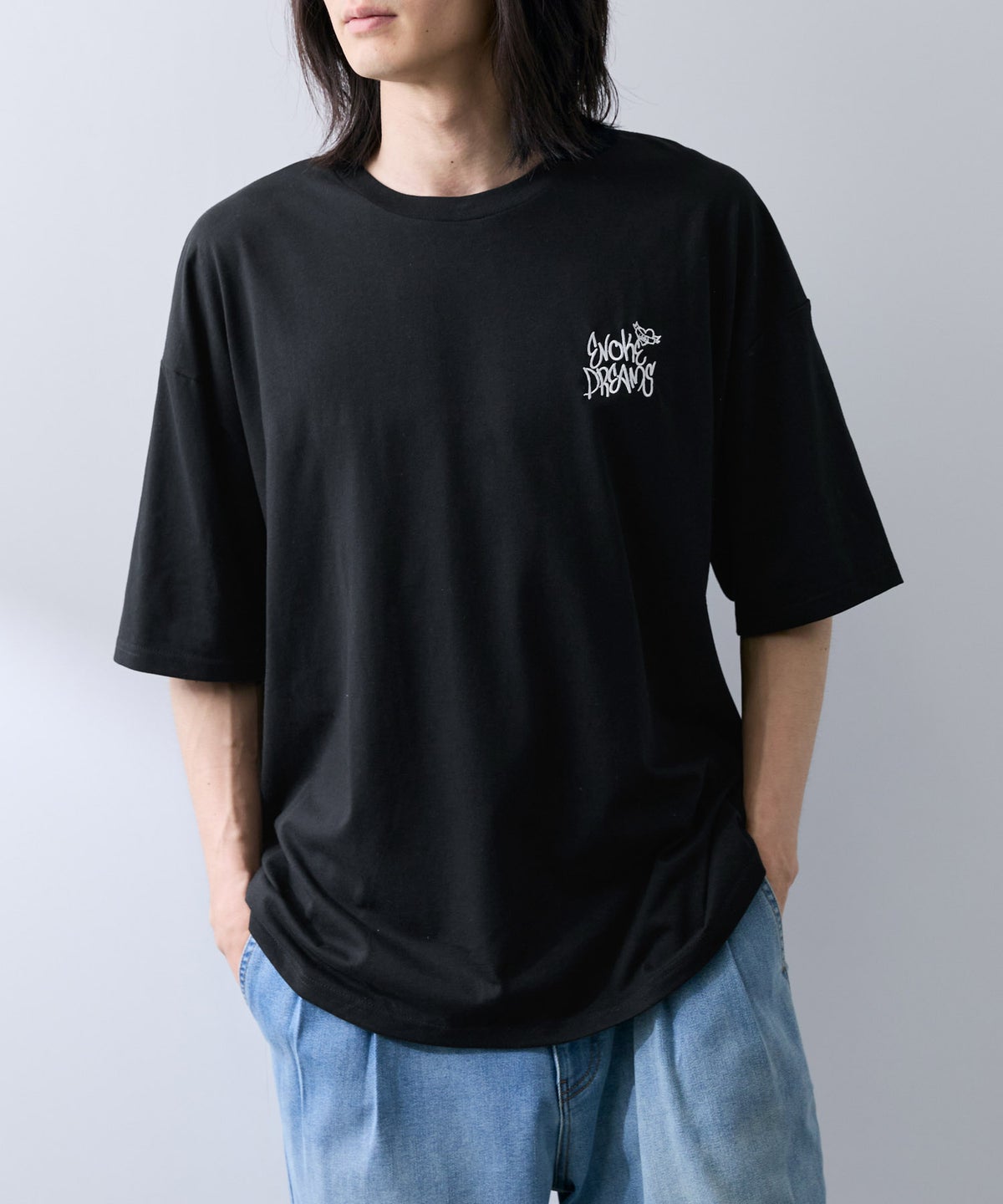 NAVY バックロゴTシャツ メンズ メール便 対応商品