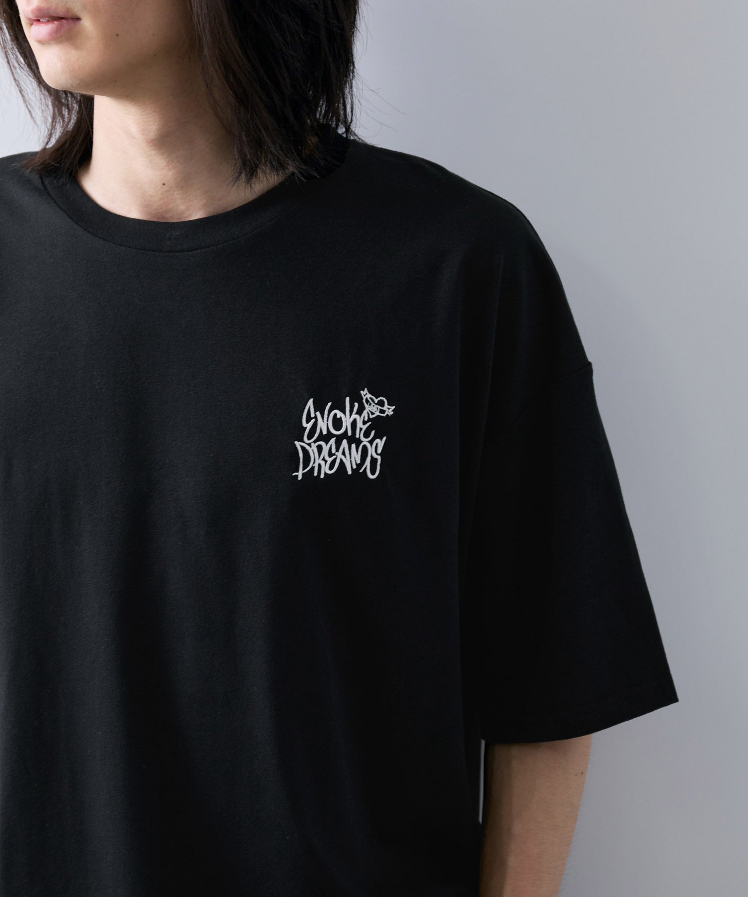 NAVY バックロゴTシャツ メンズ