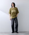 NAVY  レイヤーカレッジロゴ調Tシャツ メンズ メール便 対応商品商品サムネイル-5