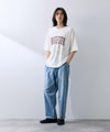 NAVY  レイヤーカレッジロゴ調Tシャツ メンズ メール便 対応商品商品サムネイル-7