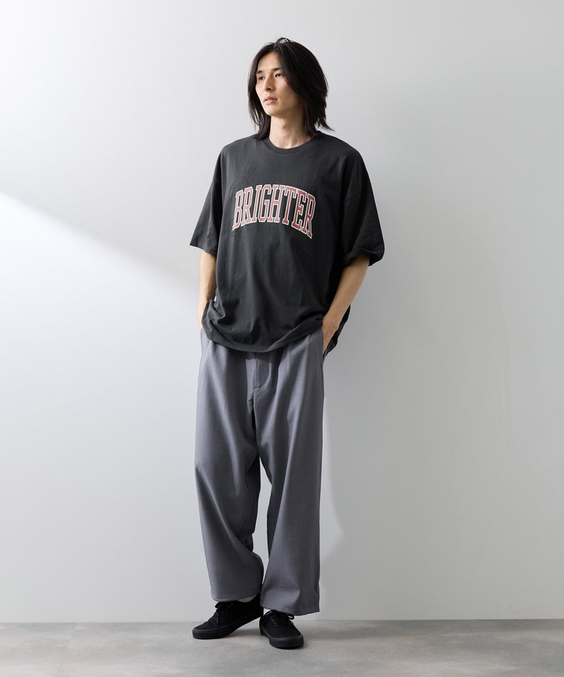 NAVY レイヤーカレッジロゴ調Tシャツ メンズ メール便 対応商品商品画像-10