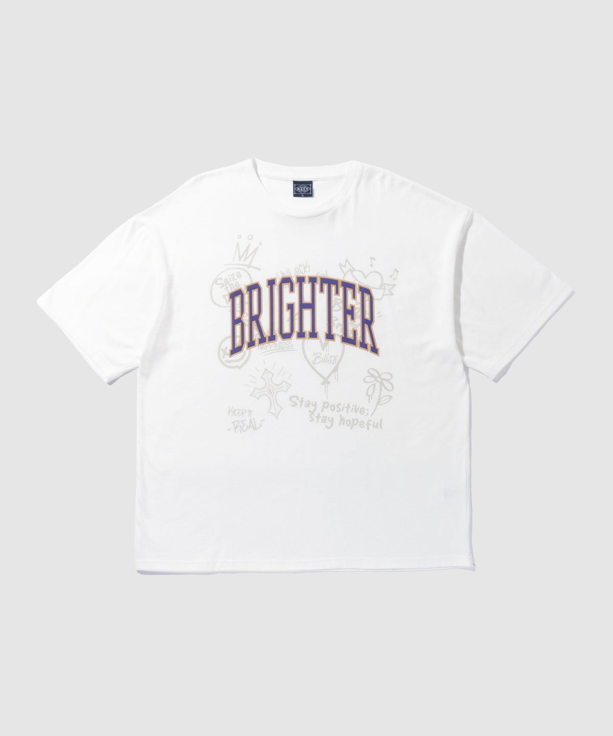 NAVY レイヤーカレッジロゴ調Tシャツ メンズ メール便 対応商品