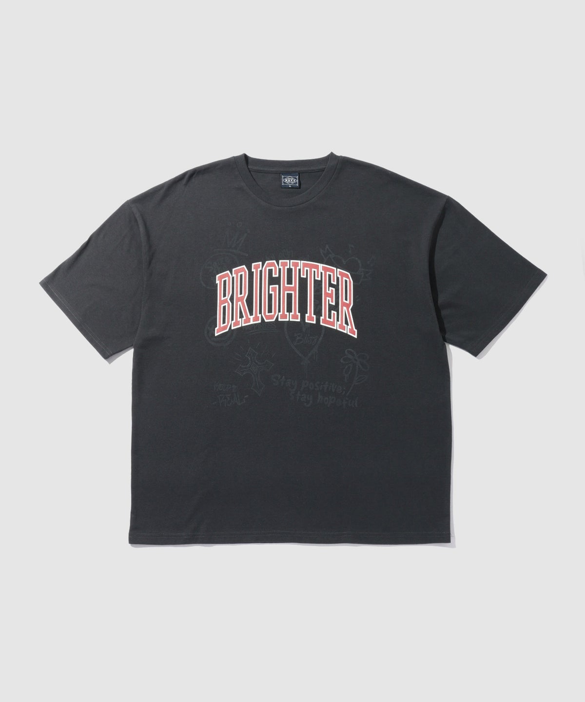 NAVY レイヤーカレッジロゴ調Tシャツ メンズ メール便 対応商品