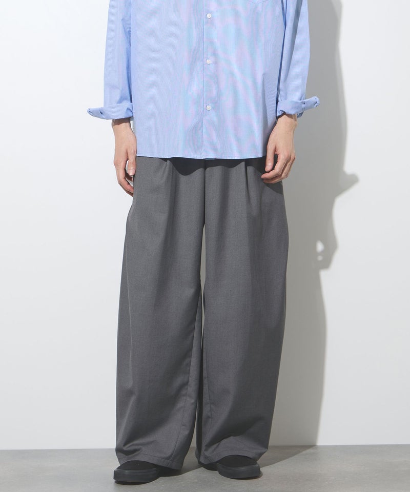 URBAN COLLECTION ツイルタックカーブスラックス メンズ商品画像-2