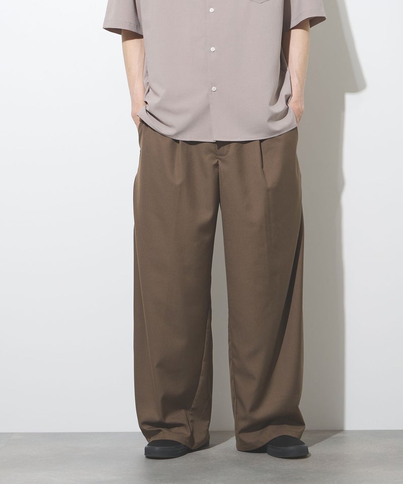 URBAN COLLECTION ツイルタックカーブスラックス メンズ商品画像-3