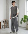 [期間限定価格]URBAN COLLECTION  ツイルタックカーブスラックス メンズ商品サムネイル-4