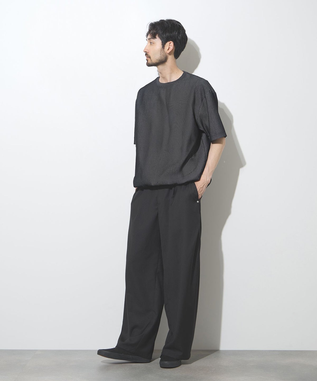 URBAN COLLECTION ツイルタックカーブスラックス メンズ