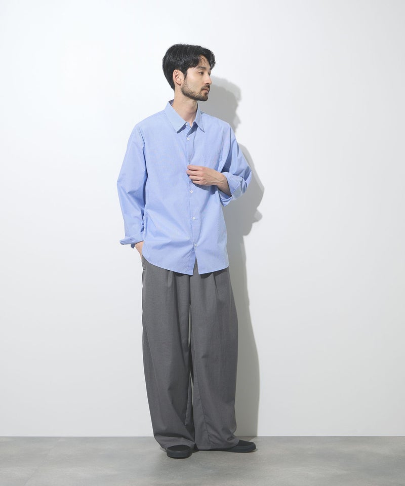 URBAN COLLECTION ツイルタックカーブスラックス メンズ商品画像-10
