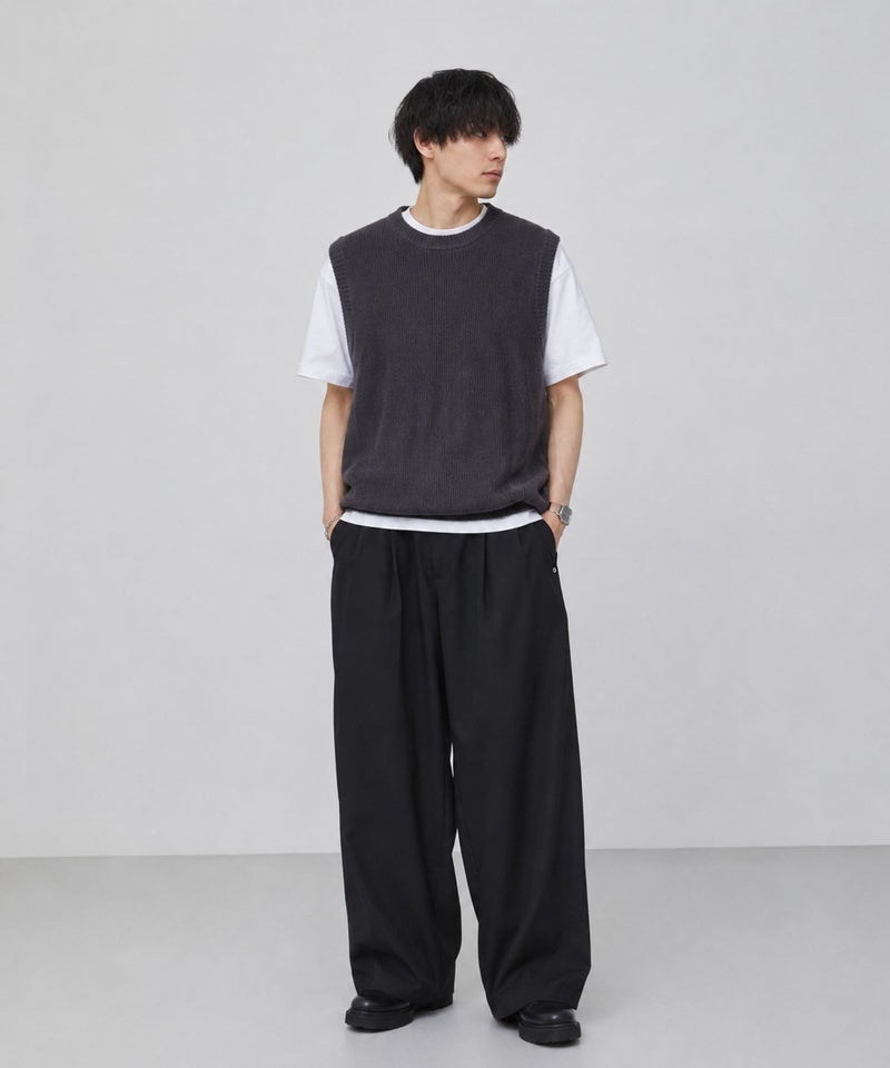 URBAN COLLECTION  ツイルタックカーブスラックス メンズ商品画像-24