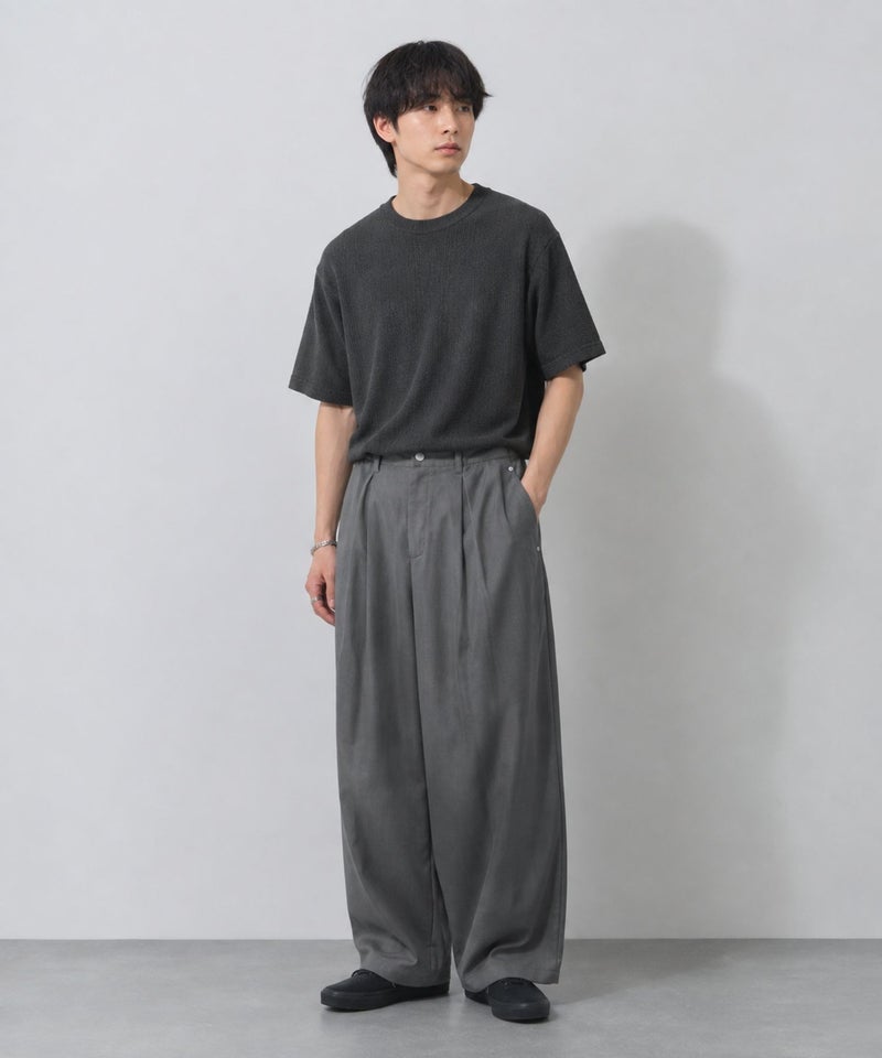 URBAN COLLECTION ツイルタックカーブスラックス メンズ商品画像-29
