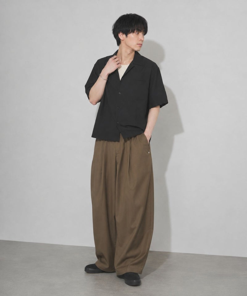 URBAN COLLECTION ツイルタックカーブスラックス メンズ商品画像-32
