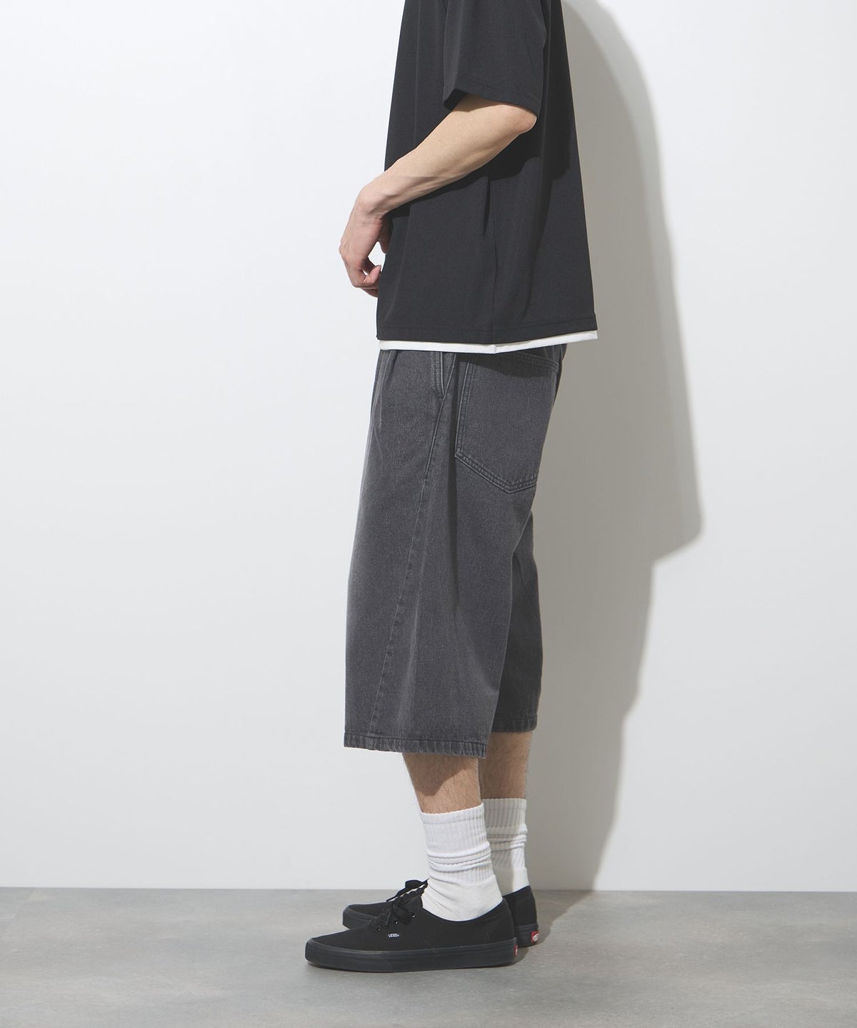 URBAN COLLECTION タックバギーショートパンツ メンズ