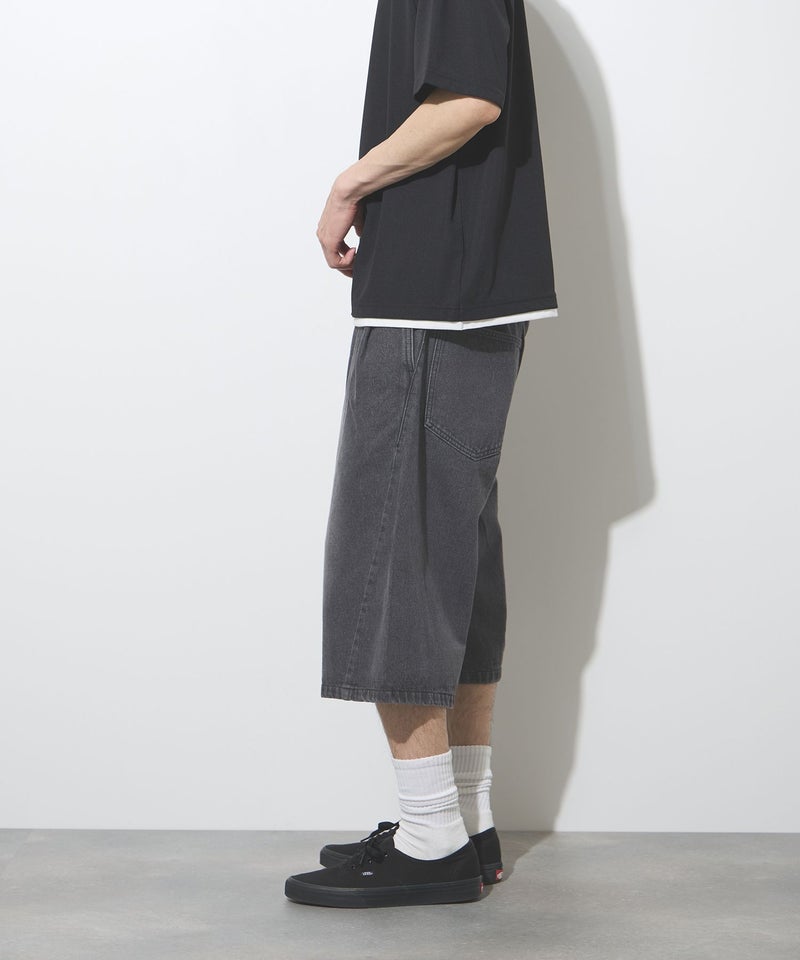 URBAN COLLECTION タックバギーショートパンツ メンズ商品画像-4