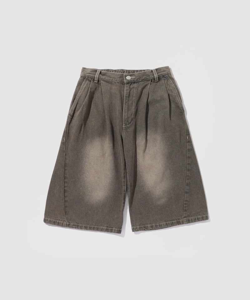 [期間限定価格]URBAN COLLECTION  ワイドシルエット タックバギーショートパンツ メンズ商品画像-9