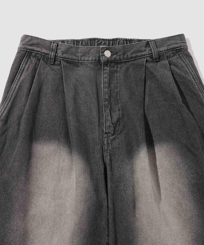 [期間限定価格]URBAN COLLECTION  ワイドシルエット タックバギーショートパンツ メンズ商品画像-11