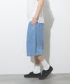CONVERSE タックバギーショートデニムパンツ メンズ商品サムネイル-3