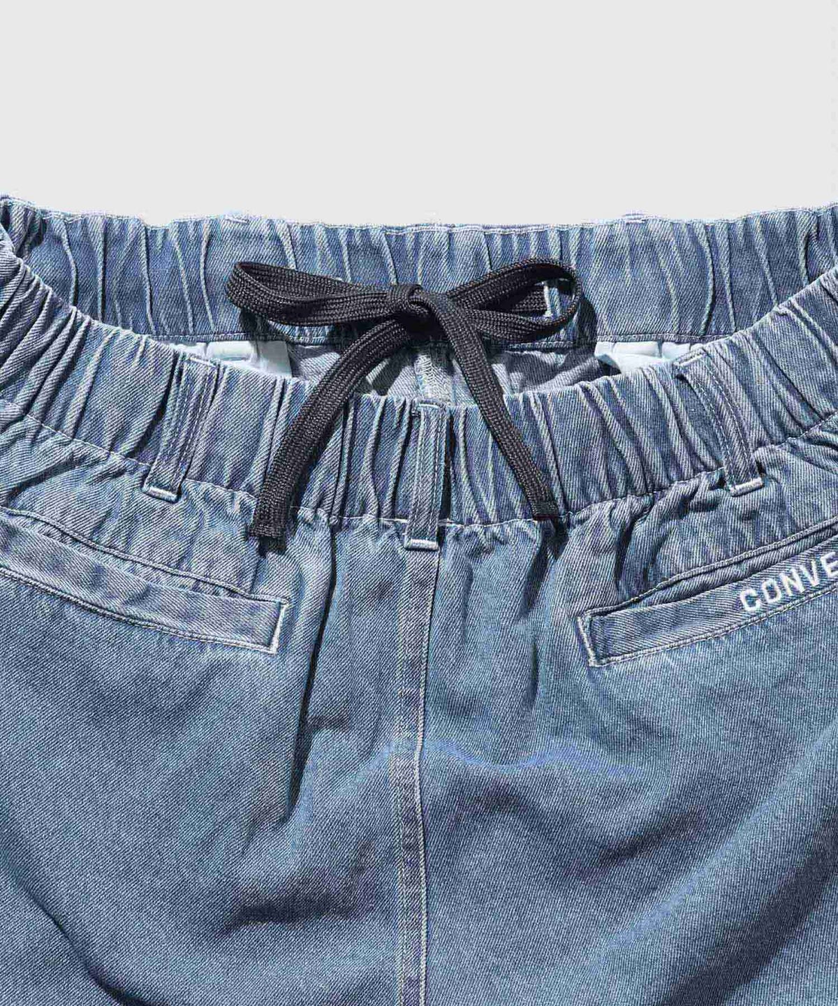 CONVERSE タックバギーショートデニムパンツ メンズ