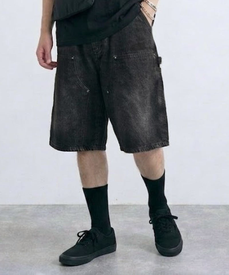 THRASHER  ダブルニーデニムハーフパンツ メンズ商品画像-2