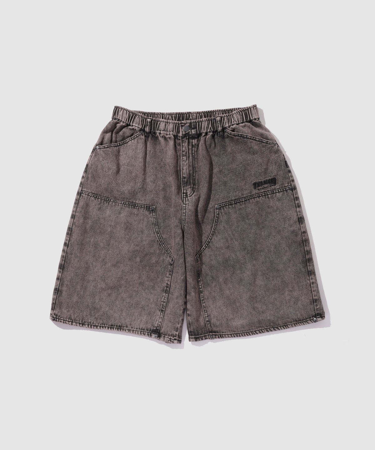 THRASHER ダブルニーデニムハーフパンツ メンズ