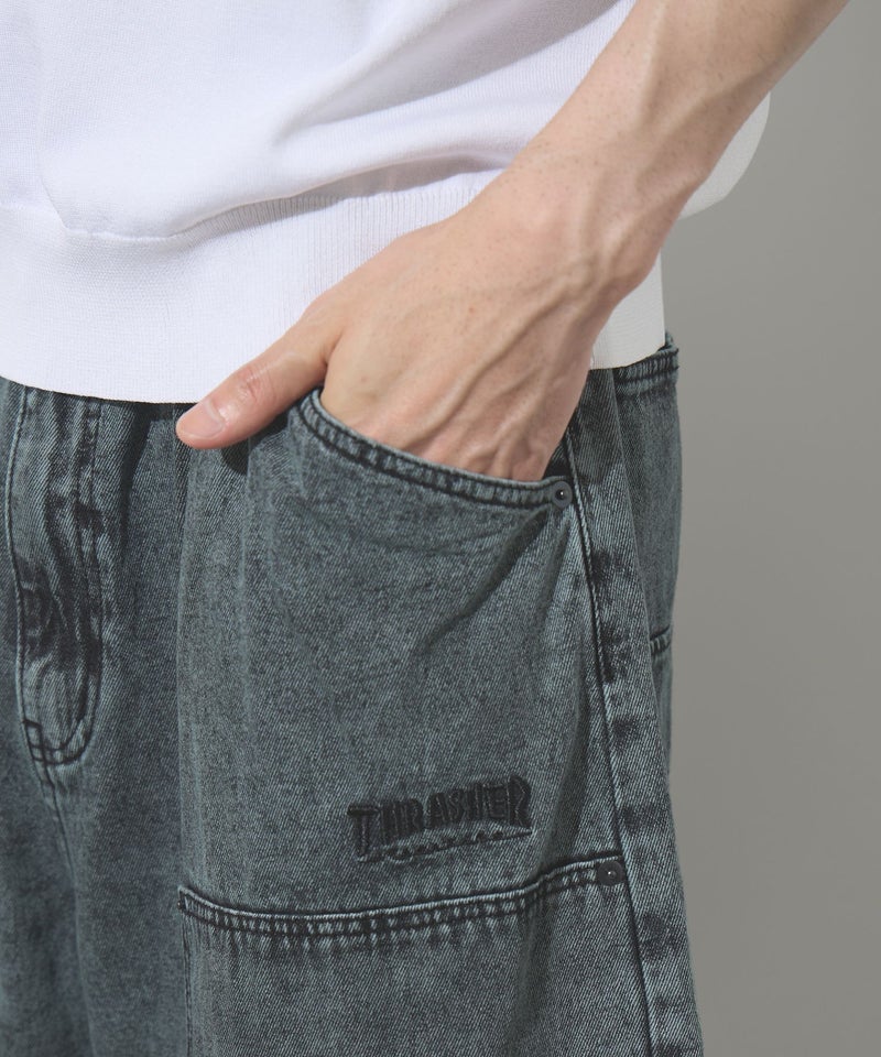 THRASHER ダブルニーデニムハーフパンツ メンズ商品画像-7