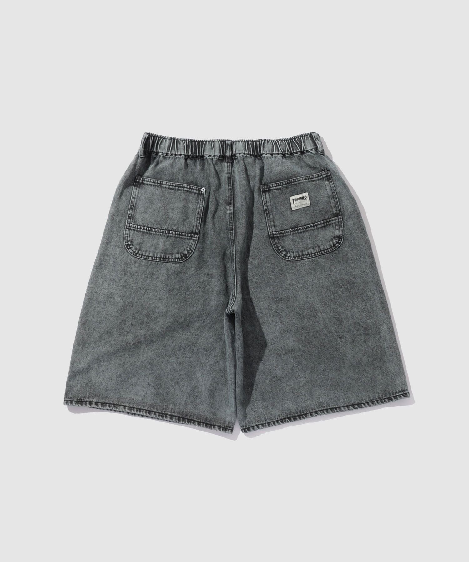 THRASHER ダブルニーデニムハーフパンツ メンズ