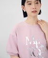 Idnes  箔プリント ロゴ ミニ裏毛プルオーバー レディース メール便 対応商品商品サムネイル-7