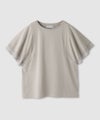 NAVY SARARI 冷感 シフォン使いフレアスリーブUVカットTシャツ レディース メール便 対応商品商品サムネイル-2