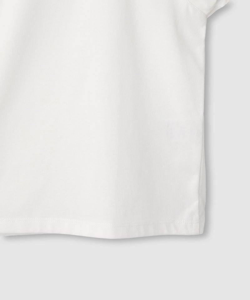 NAVY SARARI 冷感 シフォン使いフレアスリーブUVカットTシャツ レディース メール便 対応商品商品画像-7