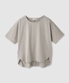 NAVY SARARI 冷感 ショルダーレースUVカットTシャツ レディース メール便 対応商品商品サムネイル-1
