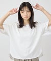 NAVY SARARI 冷感 ショルダーレースUVカットTシャツ レディース メール便 対応商品商品サムネイル-2