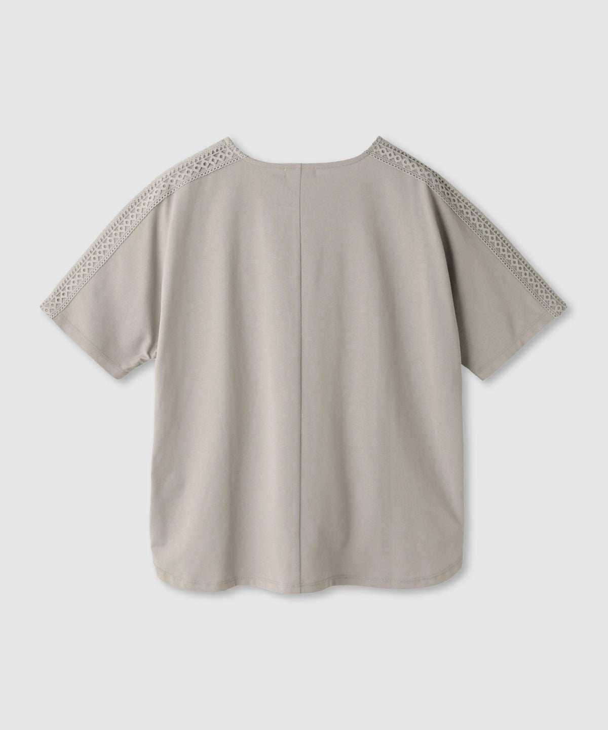 NAVY SARARI 冷感 ショルダーレースUVカットTシャツ レディース メール便 対応商品