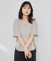 [値下げ]NAVY  SARARI 冷感 ショルダーレースUVカットTシャツ レディース メール便 対応商品商品サムネイル-4