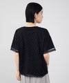 Idnes  フロッキードットチュール レイヤードTシャツ レディース メール便 対応商品商品サムネイル-6