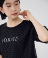 Idnes  フロッキードットチュール レイヤードTシャツ レディース メール便 対応商品商品サムネイル-7
