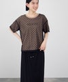 Idnes  フロッキードットチュール レイヤードTシャツ レディース メール便 対応商品商品サムネイル-13