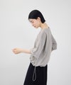 Idnes 接触冷感 裾ドロスト ドルマンプルオーバーカットソー レディース メール便 対応商品商品サムネイル-5