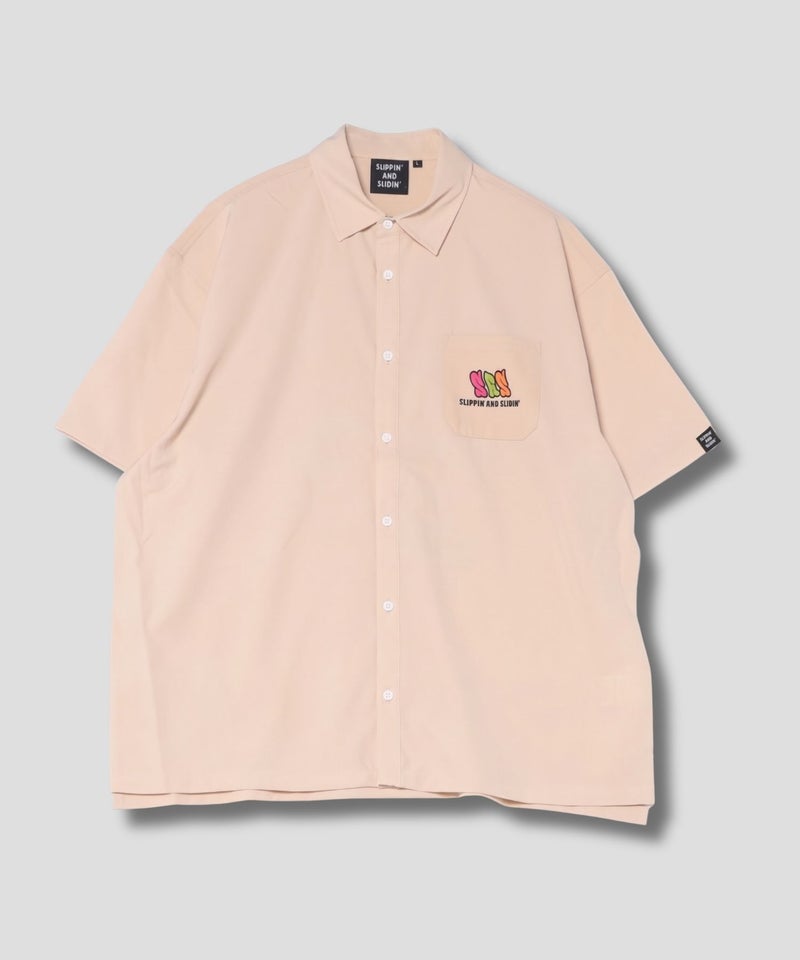 クマプリント ランダムグラフィック オーバーサイズシャツ メンズ商品画像-6