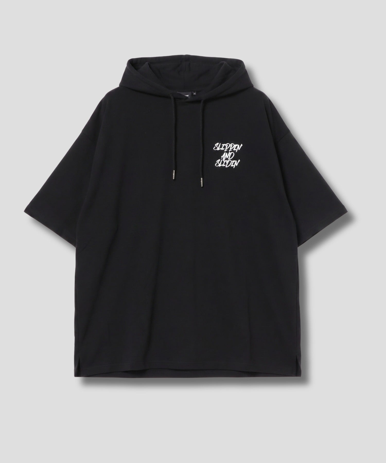 ME☆...BA様の予約MAX MARA フード付きパーカー 青 クマバックプリント 半袖プルオーバーパーカー メンズ