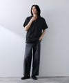 NAVY  SARARI リップル 無地スキッパーポロシャツ メンズ商品サムネイル-8